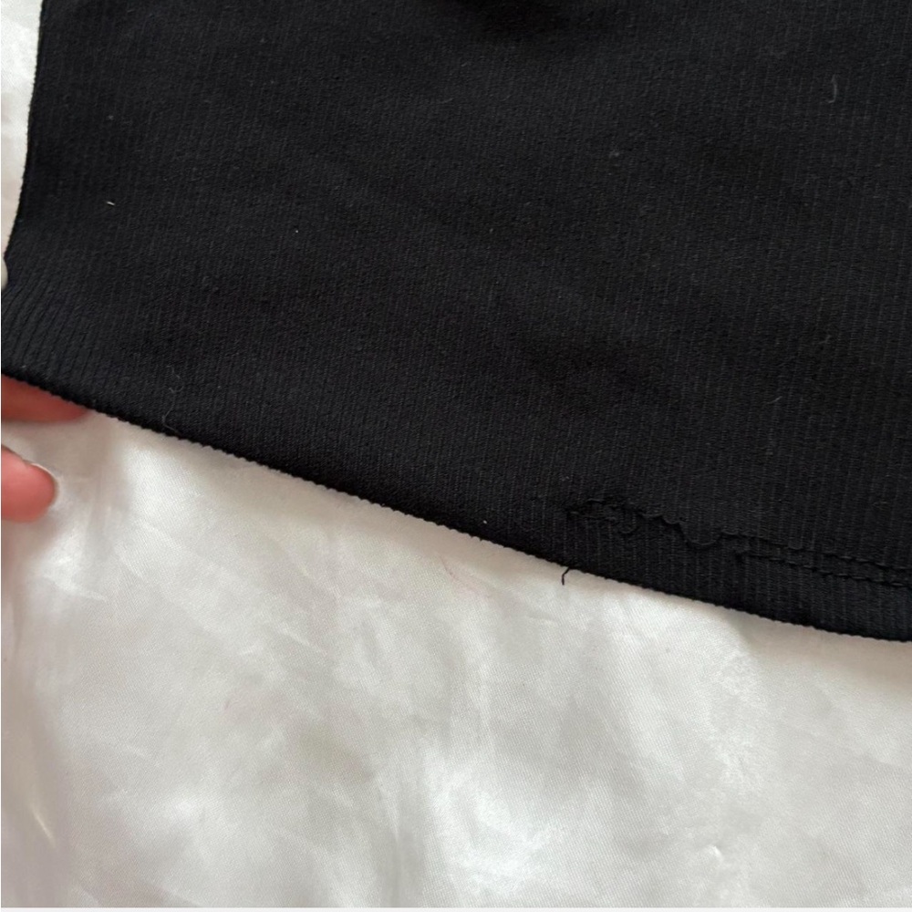 Eye candy Black Tank Top with rhinestone Detail - Picture 3 of 5